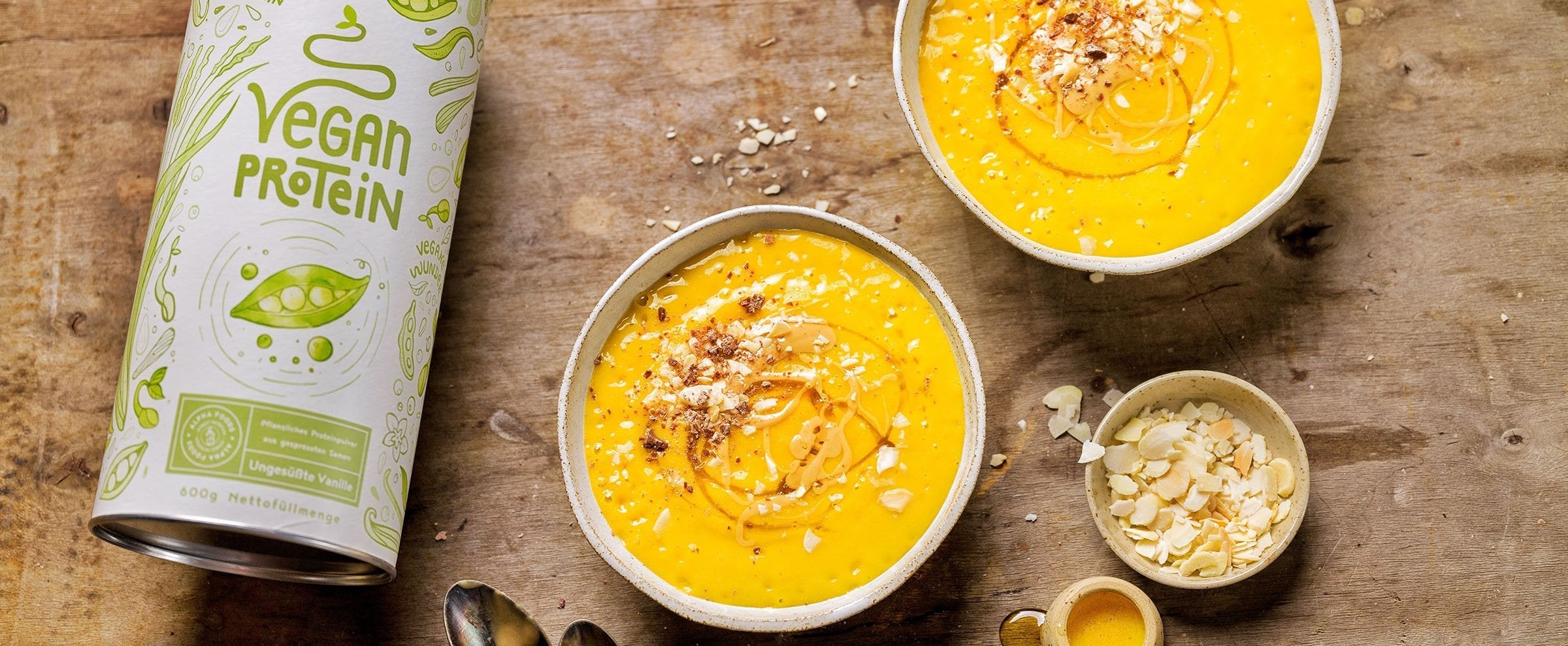 FRUITIGE FITNESS SNACK: GOLDEN PROTEINE BOWL