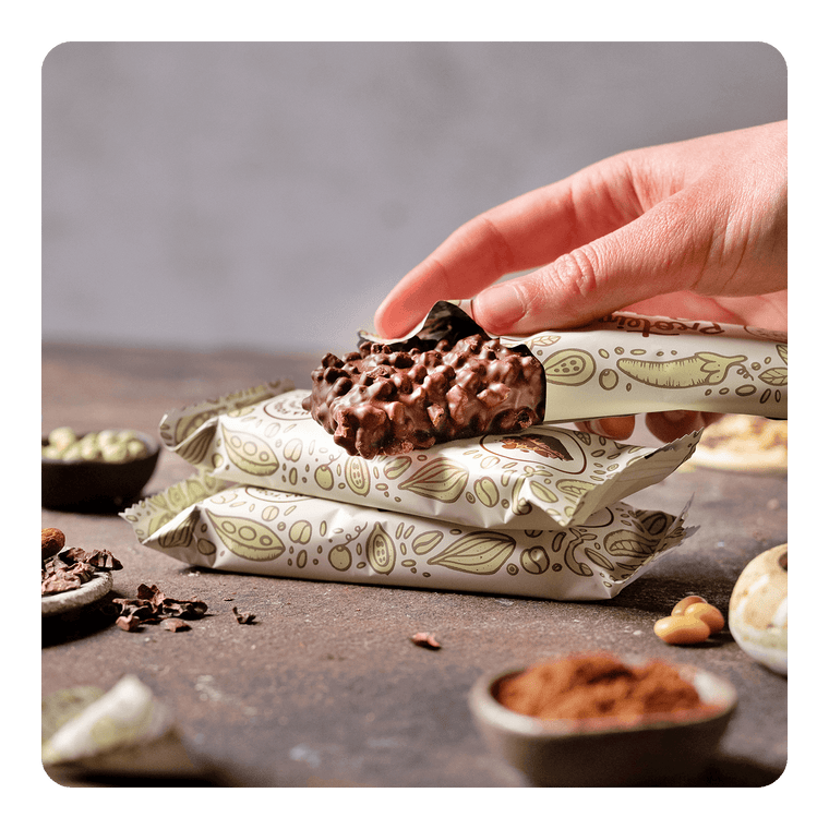 Vegan Protein Bars - Double Chocolate Brownie