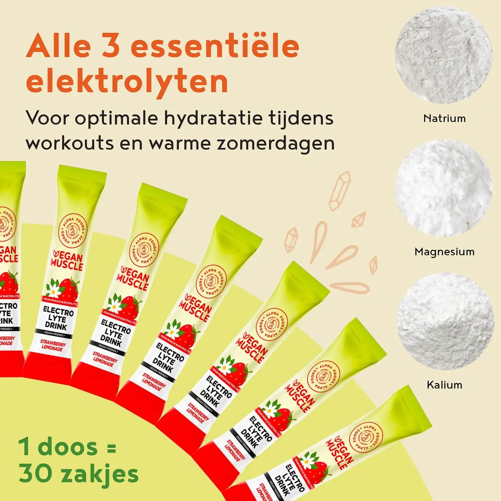 A+ One - Electrolyte - Aardbei limonade