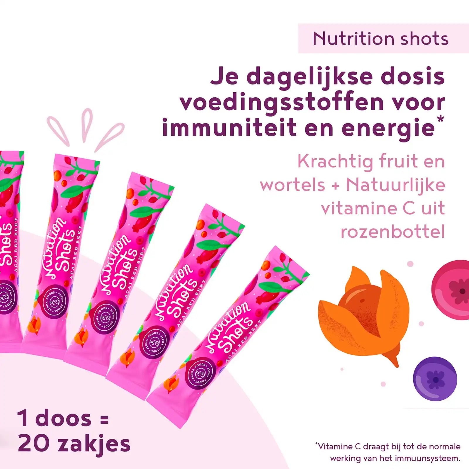 A+ One - Nutrition Shots - Acai Red Beet