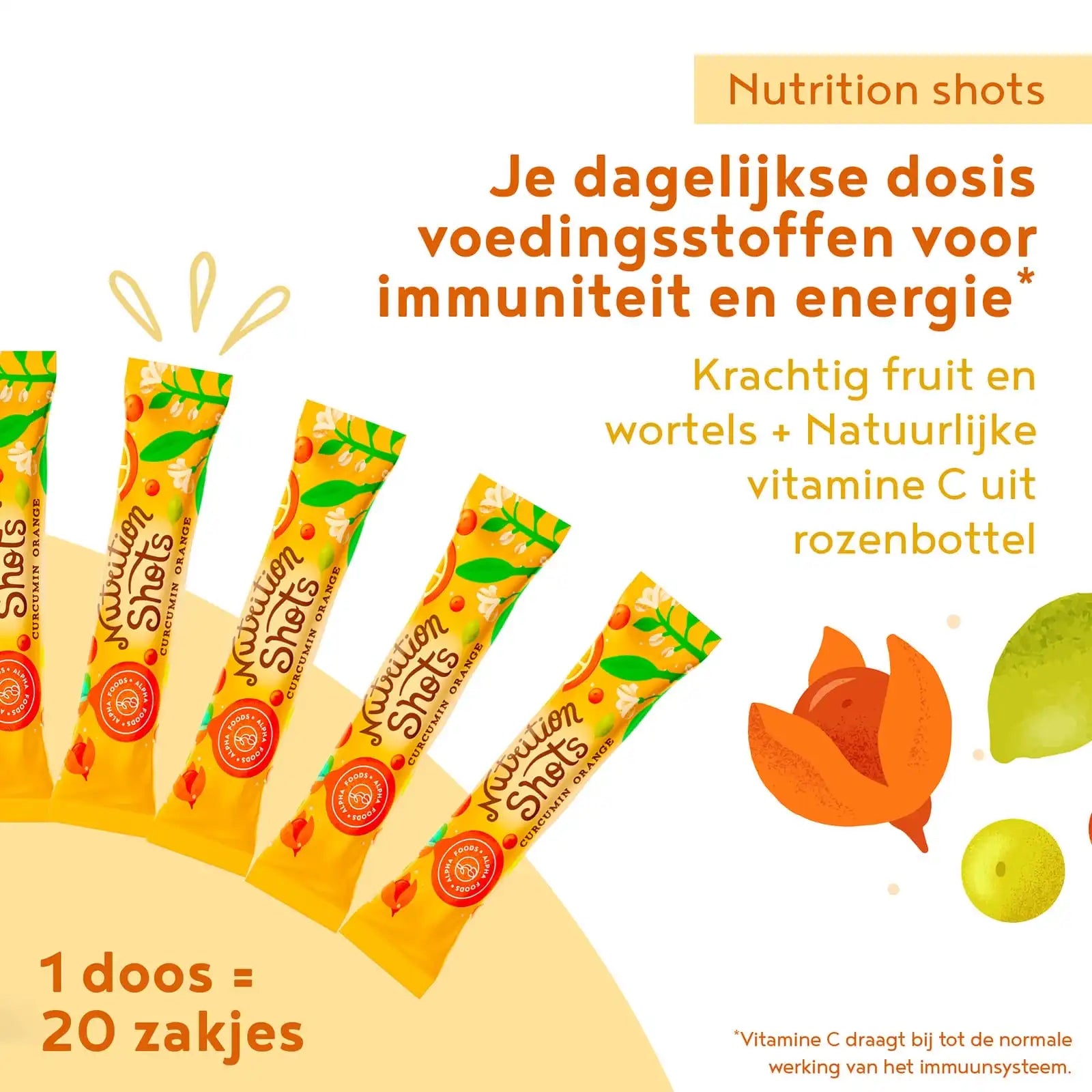 A+ One - Nutrition Shots - Curcumin Orange