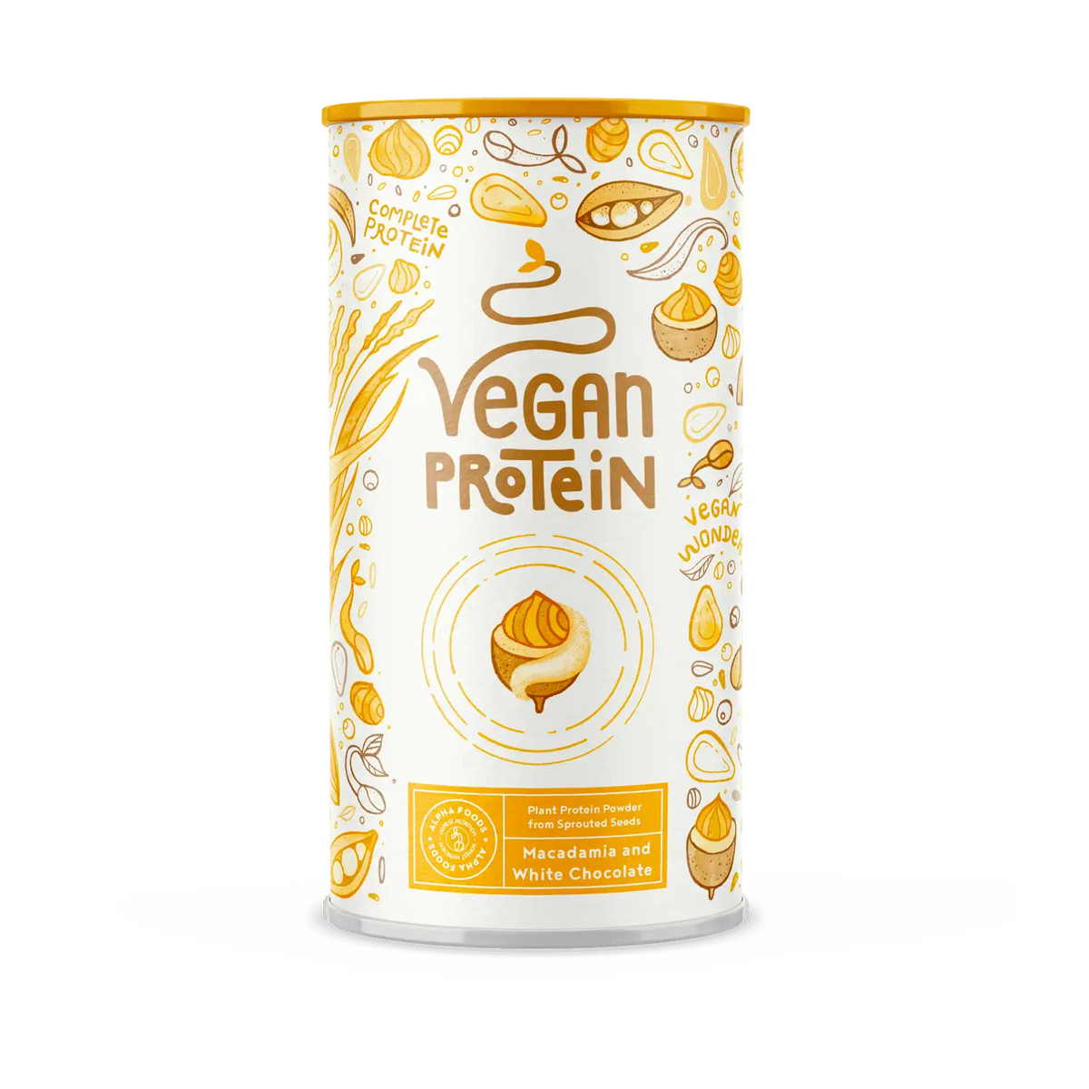 Vegan Protein - Witte chocolade macadamia