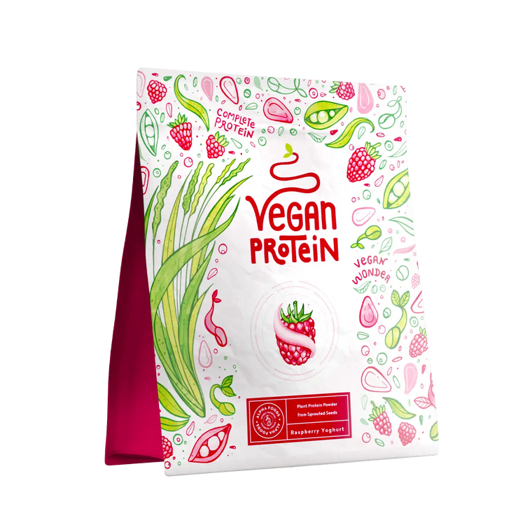 Vegan Protein – Framboos-Yoghurt smaak