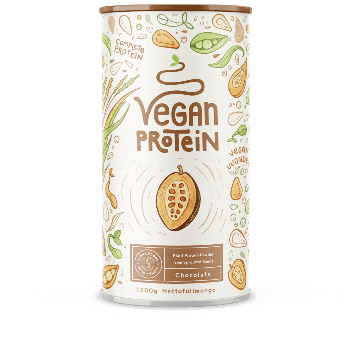 Vegan Protein - Chocoladesmaak 1.2kg