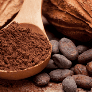 <p>Vetarm cacaopoeder